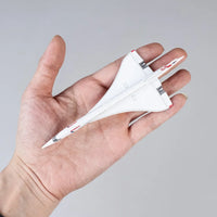 Thumbnail for Side view of British Airways Concorde die-cast scale model airplane, 1:400 scale.