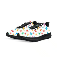 Thumbnail for Cheerful Seamless Airplanes aviation design on breathable mesh upper breathable sport shoes.