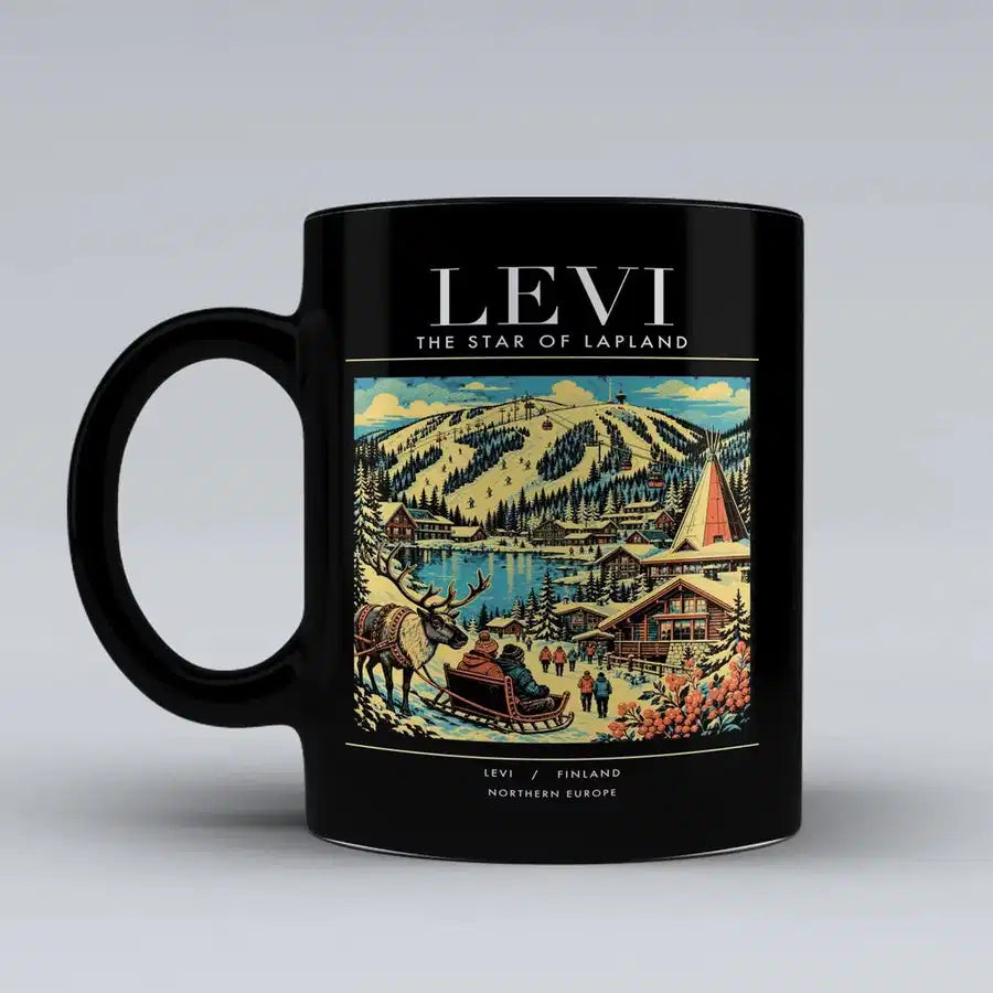 LEVI - Poster - Mug - Black