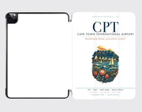 Thumbnail for Cape Town International Airport (CPT) design on white ipad tablet case