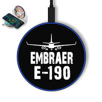 Thumbnail for Embraer E-190 & Plane aviation design on durable build wireless charger.