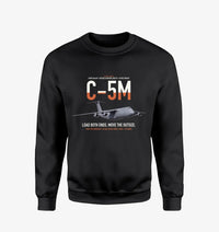 Thumbnail for C-5M Super Galaxy design on black sweatshirt