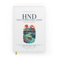 Thumbnail for Tokyo Haneda Airport (HND) design on white notebook