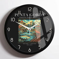 Thumbnail for PUNTA GORDA - Poster - Wall Clock Framed - Black