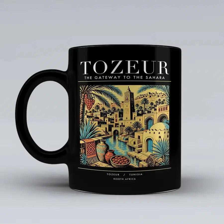 TOZEUR - Poster - Mug - Black