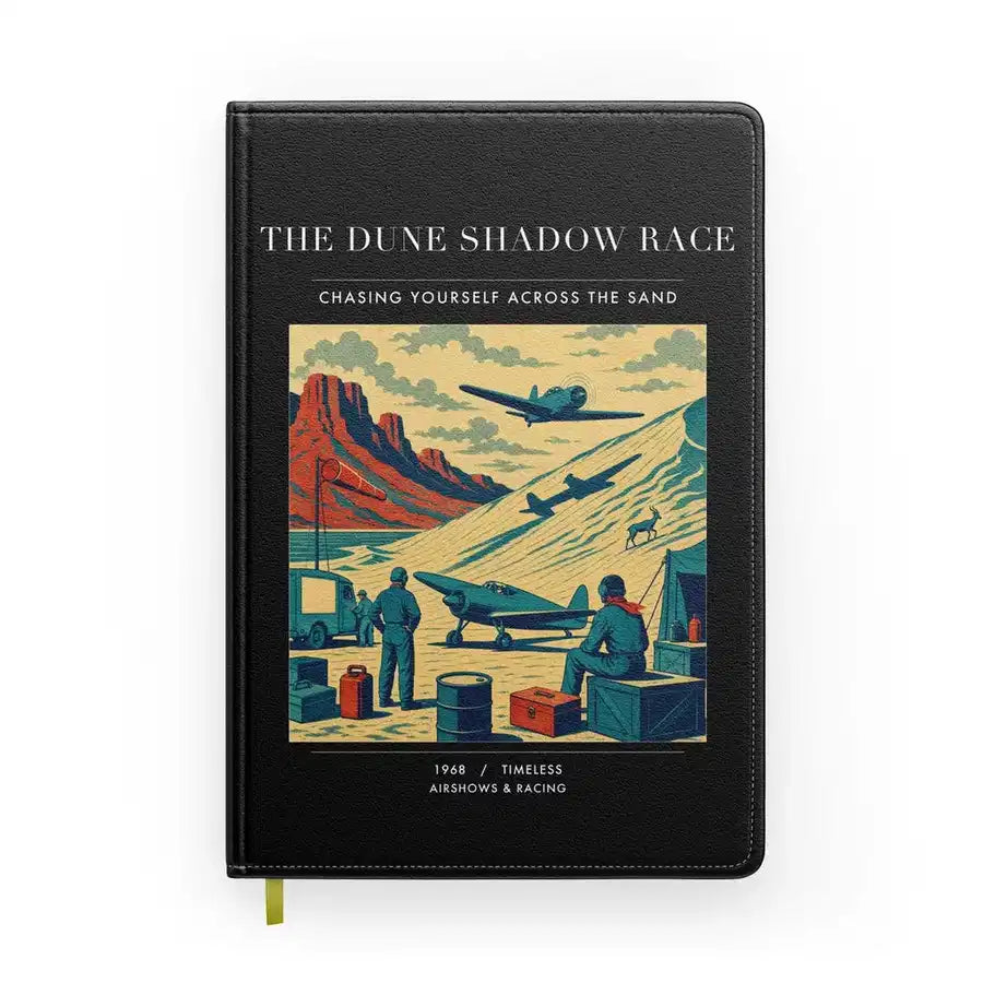 VINTAGE G4334 - The Dune Shadow Race - Designed Notebooks design on black