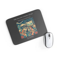 Thumbnail for VINTAGE G4442 - The Island Cinema Night - Designed Mouse Pads design on black rectangle