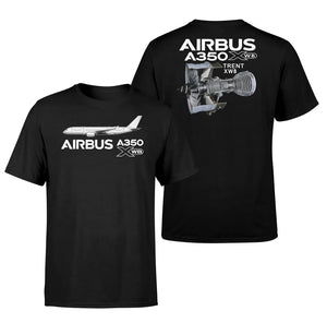 Airbus A350 & Trent WXB Engine Double-Side T-Shirts