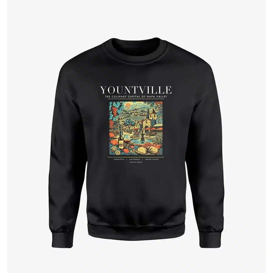 YOUNTVILLE - Poster - Sweatshirt - Black