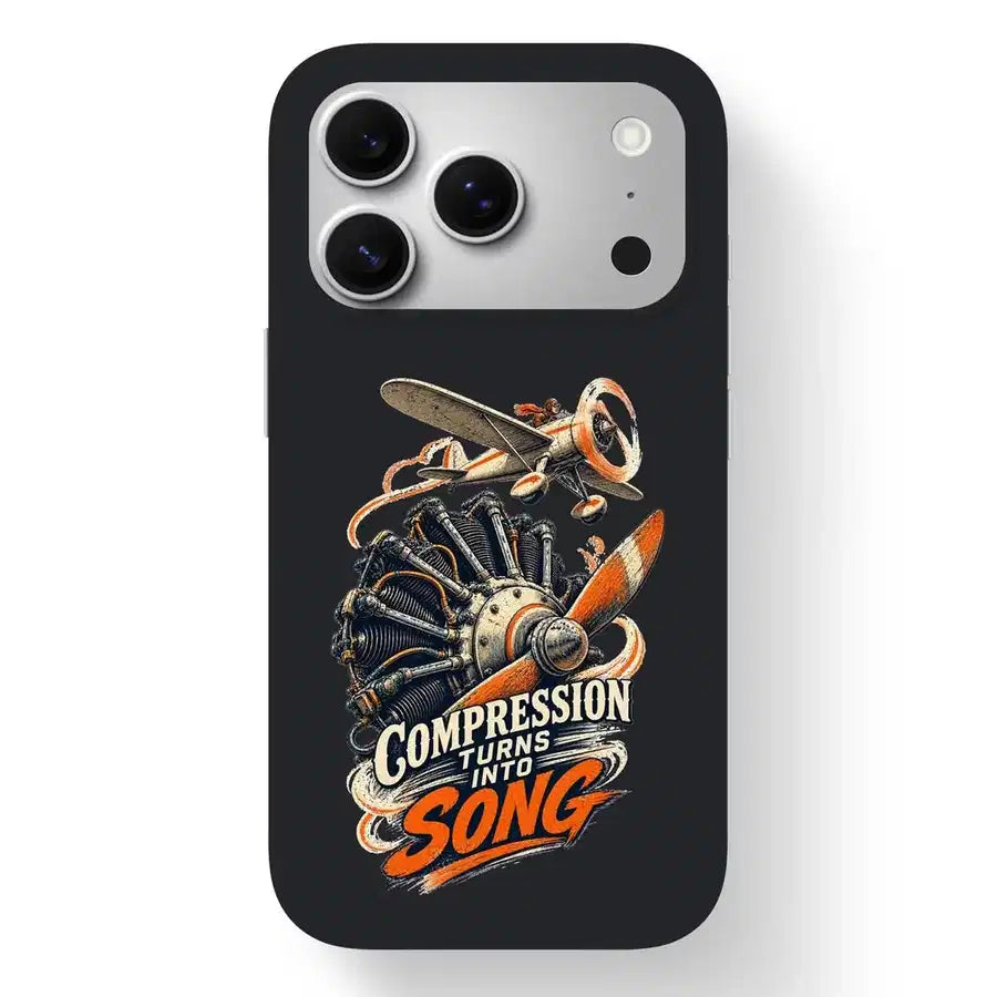 SIGNAL 664 - Compression Turns Into Song - MagSafe iPhone 17 Pro design on black magsafe iphone 17 pro