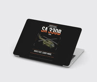Thumbnail for Aérospatiale SA 330B Puma design on black MacBook case