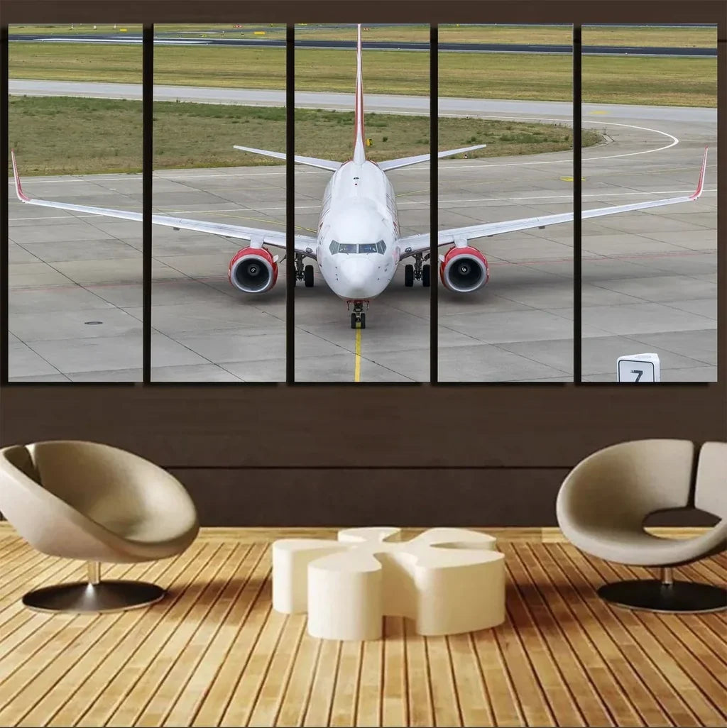 Face to Face with Boeing 737 canvas - 5 Pieces