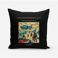 Thumbnail for VINTAGE G4287 - The Powder Morning Lift - Designed Pillows design on black