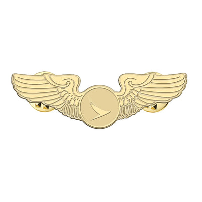 Cathay Pacific Airways Airlines aviation hollow pin in polished alloy.