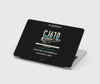 Thumbnail for CJ610 design on black MacBook case