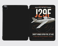 Thumbnail for Saab J 29F Tunnan design on black ipad tablet case