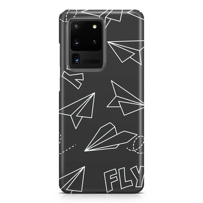 Paper Airplane & Fly-Gray Samsung Case