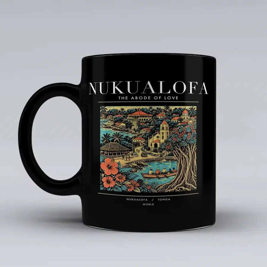 NUKUALOFA - Poster - Mug - Black