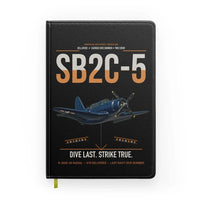 Thumbnail for SB2C-5 Helldiver design on black notebook