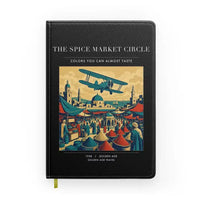 Thumbnail for VINTAGE G4498 - The Spice Market Circle - Designed Notebooks design on black