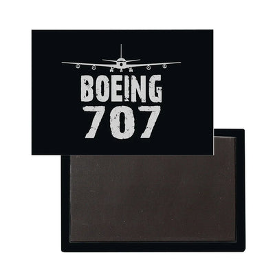 Boeing 707 Plane aviation themed magnet, strong neodymium core.