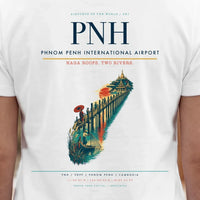 Thumbnail for Phnom Penh International Airport (PNH) double-side t-shirt design close-up cover