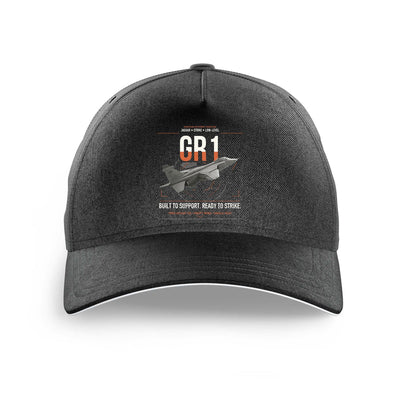 SEPECAT Jaguar GR1 design on black printed hat