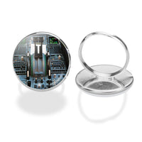 Thumbnail for Airbus A320 Cockpit aviation ring in stainless steel.