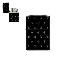 Thumbnail for Nice Airplanes (Black) aviation metal lighter in premium metal alloy.