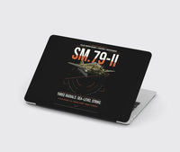 Thumbnail for Savoia-Marchetti SM.79-II Sparviero design on black MacBook case