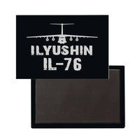 Thumbnail for ILYUSHIN IL-76 Plane aviation themed magnet, strong neodymium core.