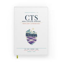 Thumbnail for New Chitose Airport Sapporo (CTS) design on white notebook