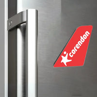 Thumbnail for Corendon Airlines aviation design tail magnet in 3D metal with magnetic back.