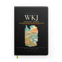 Thumbnail for Wakkanai Airport (WKJ) design on black notebook