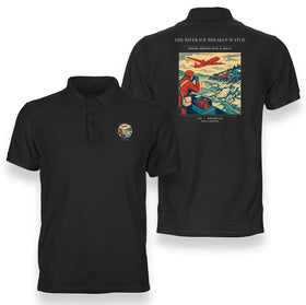The River Ice Breakup Watch Premium Polo T-Shirts