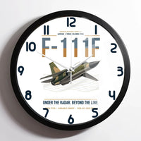 Thumbnail for F-111F Aardvark design on white framed wall clock