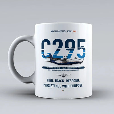 C295 Armed ISR Mug design on white airbus
