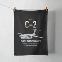 Thumbnail for Kawasaki C-2 design on black towel
