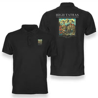 Thumbnail for HIGH TATRAS - Poster - Double-Side Polo - Black