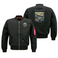 Thumbnail for VINTAGE G4098 - The Mail And Milk - Bomber Jacket design on black