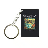 Thumbnail for NEWQUAY - Poster - Key Chain - Black