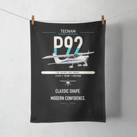 Thumbnail for Tecnam P92 Echo MkII design on black towel