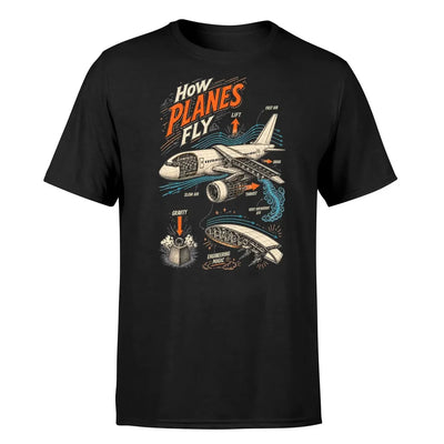 SIGNAL 616 - How Planes Fly V2 - Premium T-Shirt design on black premium t shirt