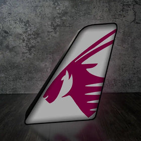 Qatar Airways Led Aircraft Tail & 3D Lamp