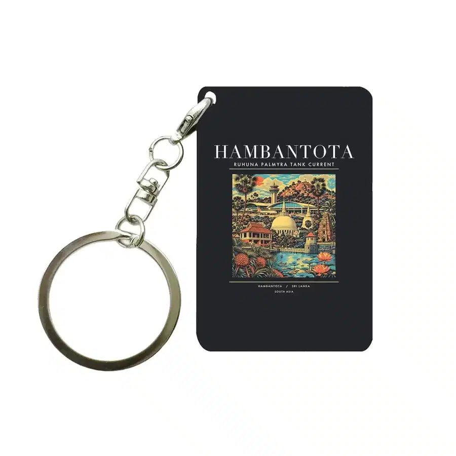 HAMBANTOTA - Poster - Key Chain - Black