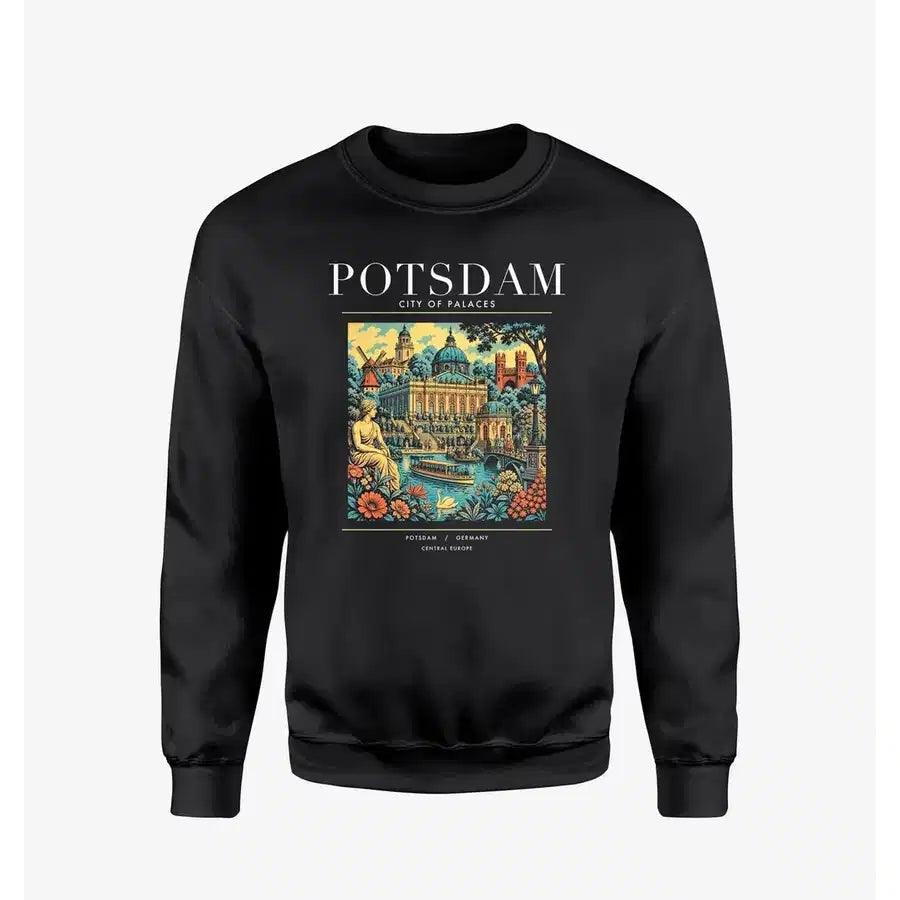POTSDAM - Poster - Sweatshirt - Black