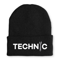 Thumbnail for Technic Embroidered aviation embroidery on soft knit fabric beanie.