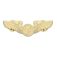 Thumbnail for Air China Airlines aviation hollow pin in polished alloy.