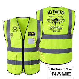 Jet Fighter - The Sky is Yours Reflective Vests