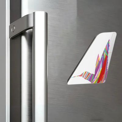Carbbean Airlines aviation design tail magnet in 3D metal with magnetic back.